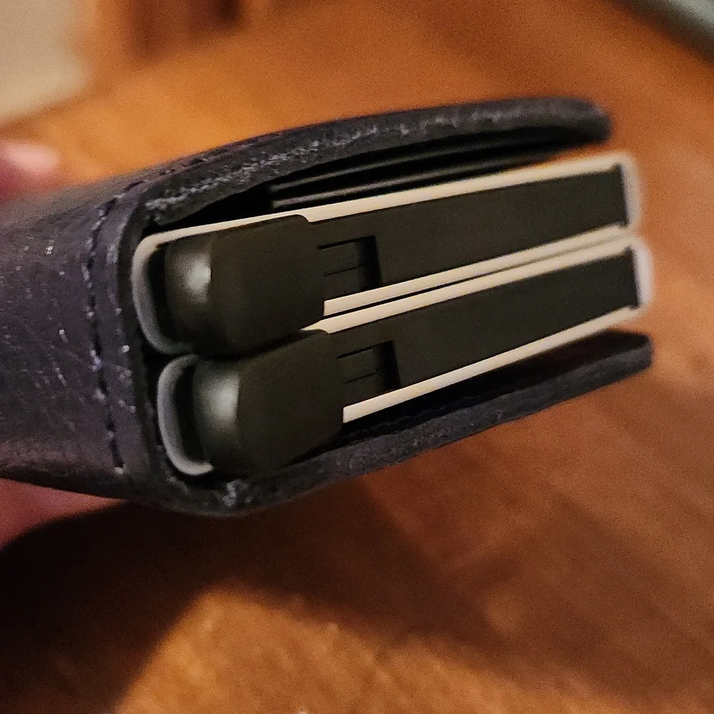 Secrid Black Leather Wallet - Picture 7 of 9